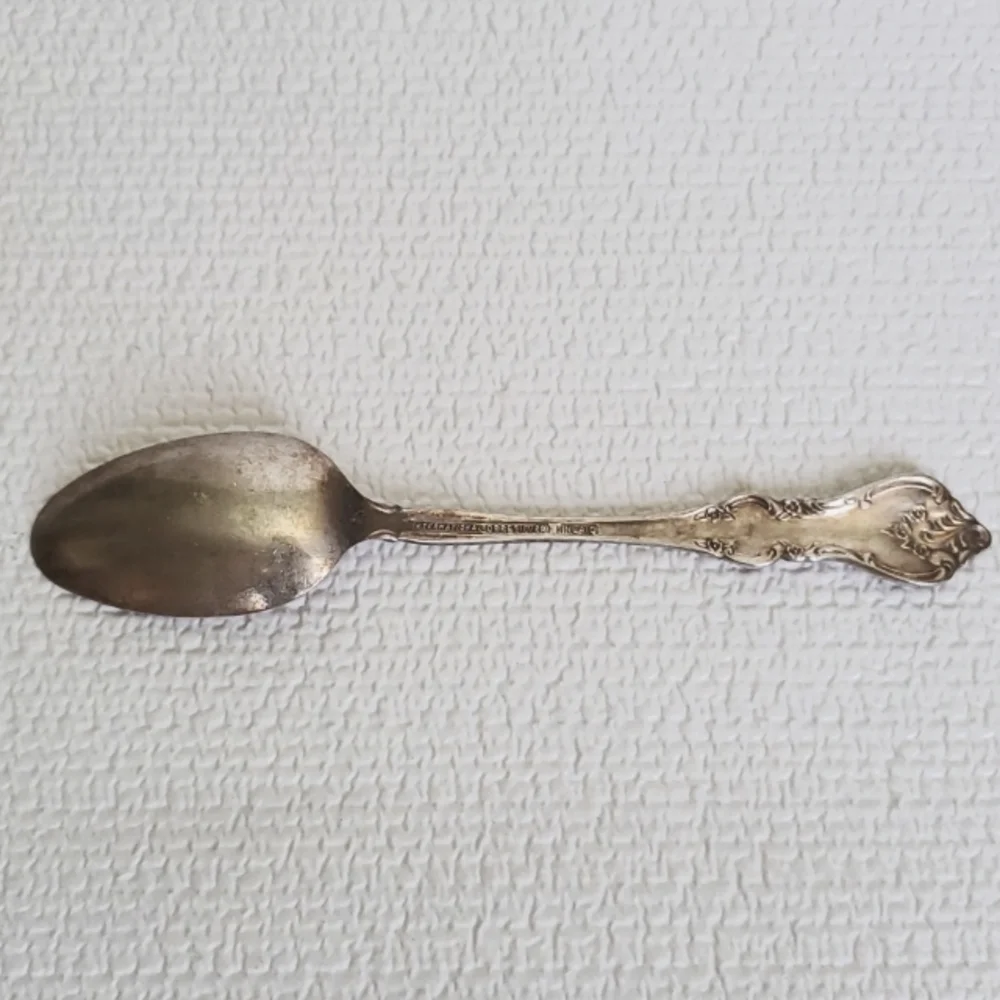 International Deep Silverplate Inlaid Spoon